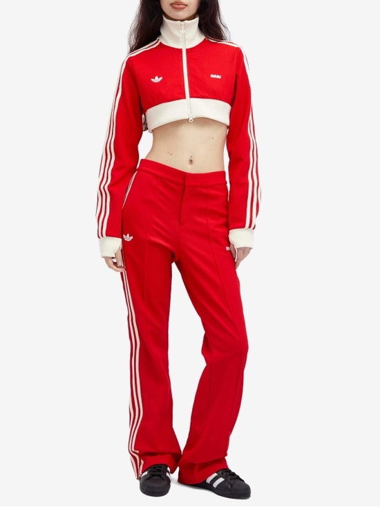 adidas Originals Pants - NWT adidas Originals Avavav Red Cropped Track jacket pants coord set RARE
